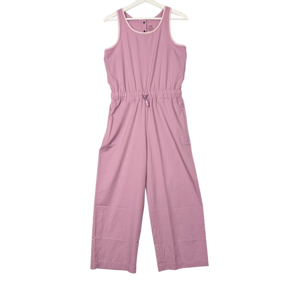 Athleta Girl Jump for Joy Sleeveless Jumpsuit Adjustable Waist Activewear XXL 16
